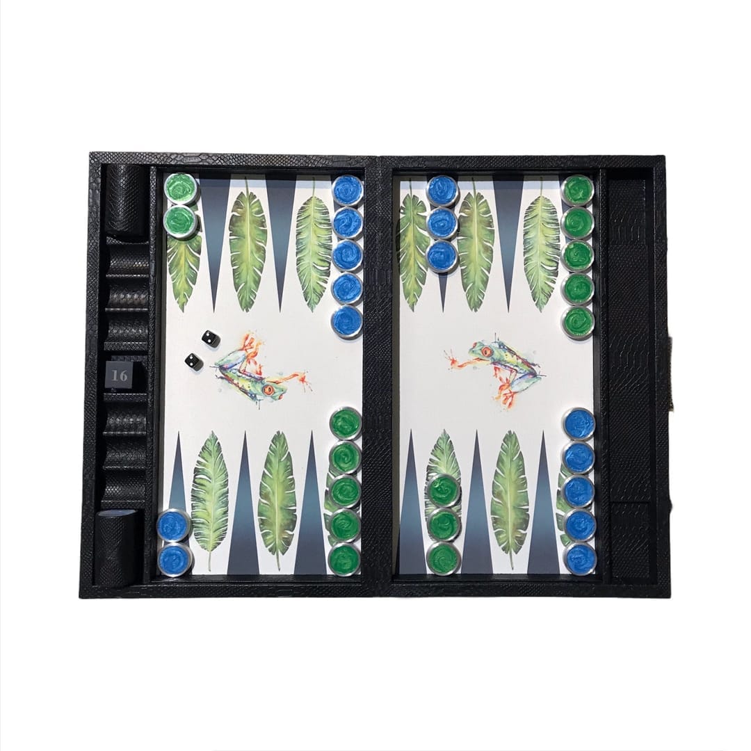 تخته نرد مدرن طرح قورباغه