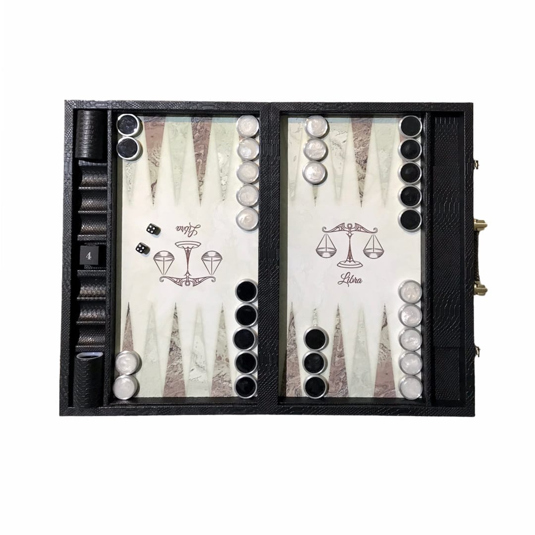 تخته نرد مدرن نماد ماه مهر