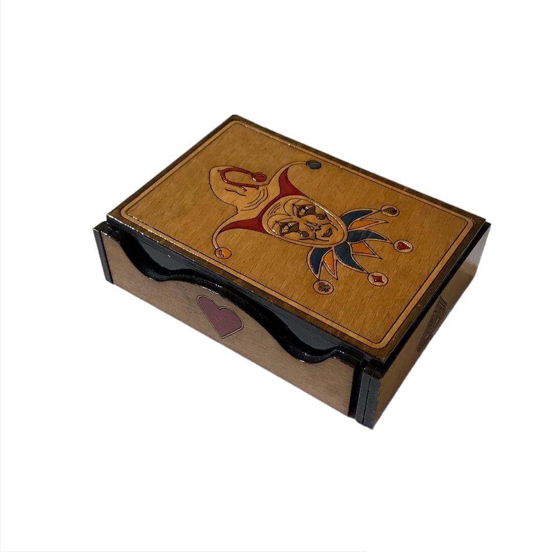 DJLOE1524 جعبه پاسورکشویی طرح جوکر - Image 1