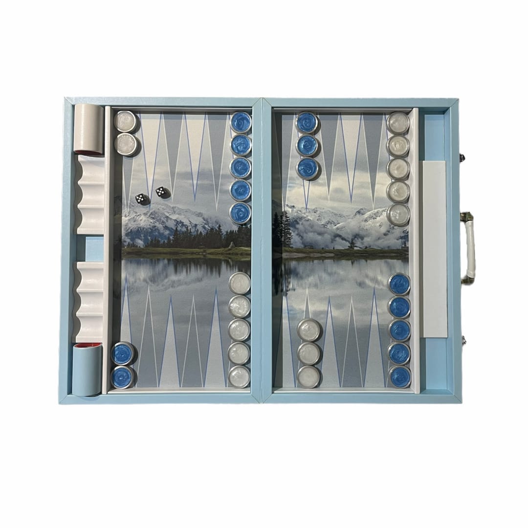 تخته نرد مدرن طرح کوهستان (دارای مشکل فنی)