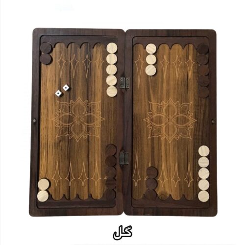 تخته نرد و منچ جیبی روشن 30 در 30