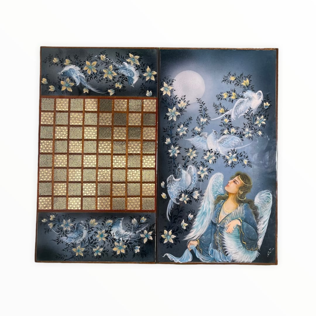 تخته نرد خاتم طرح ایراندخت