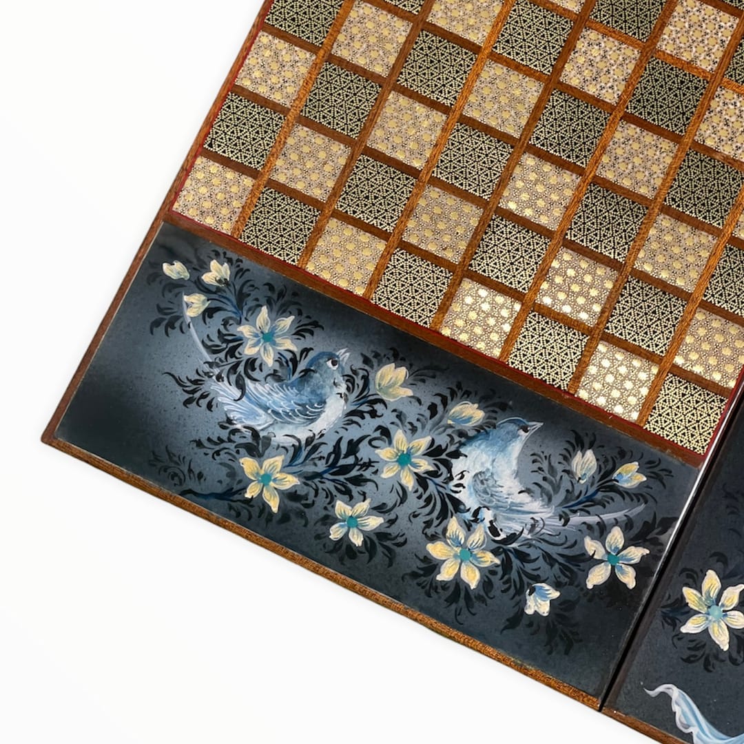 تخته نرد خاتم طرح ایراندخت