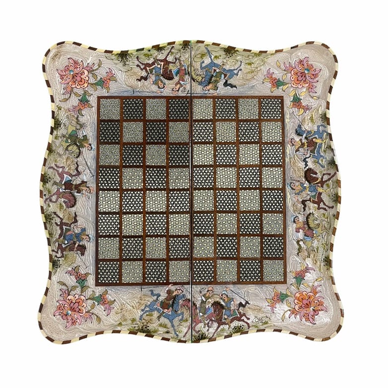 تخته نرد خاتم دالبر چوگان