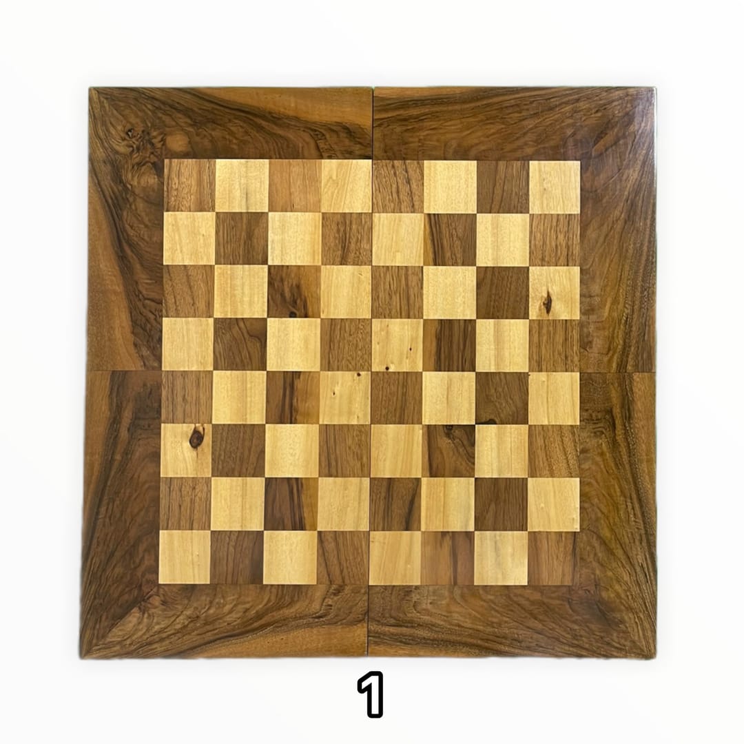 تخته نرد چوب گردو لاک الکلی کد 3133