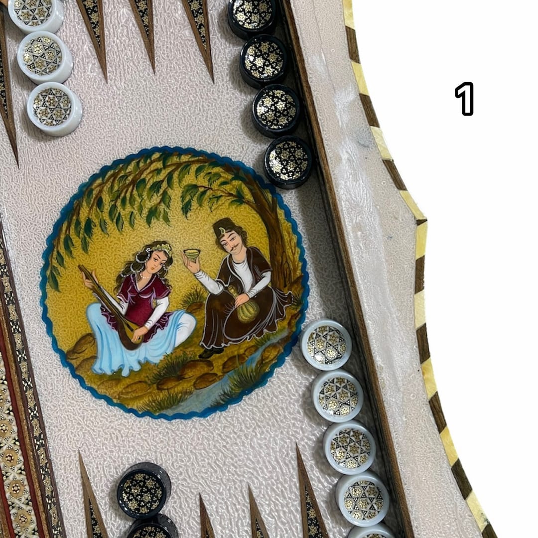 تخته نرد خاتم دالبر لیلی و مجنون کد 3112