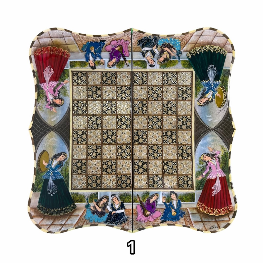 تخته نرد خاتم دالبر لیلی و مجنون کد 3112