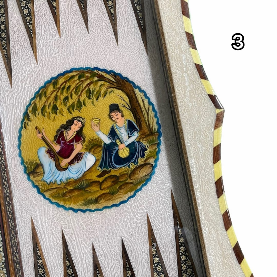 تخته نرد خاتم دالبر لیلی و مجنون کد 3112