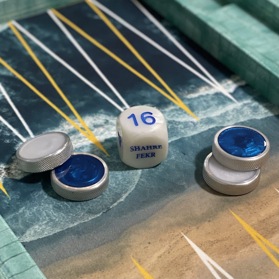 تخته نرد مدرن طرح دریا