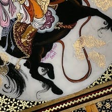 تخته نرد خاتم چوگان 50 سانتی