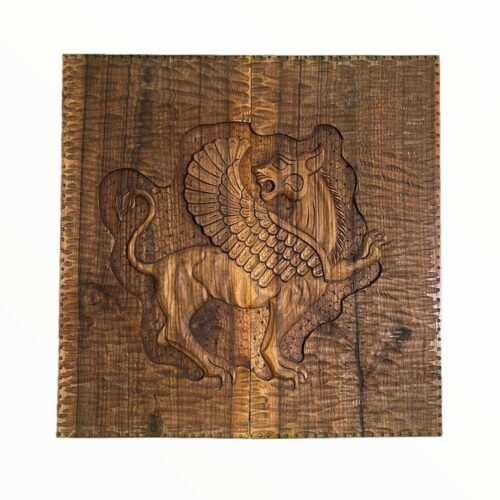 تخته نرد منبت طرح مهر کوروش کد4030