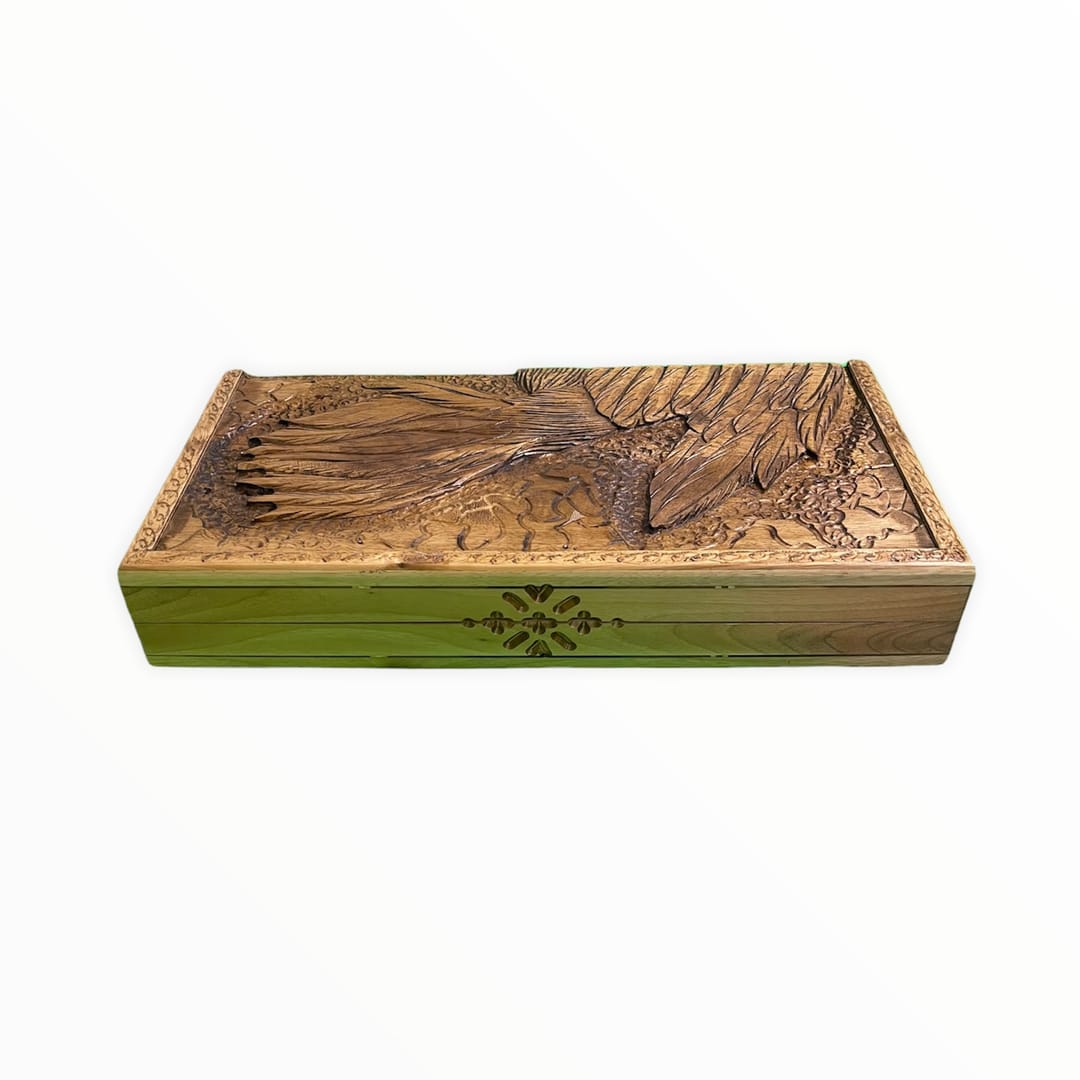 تخته نرد منبت طرح عقاب کد4037