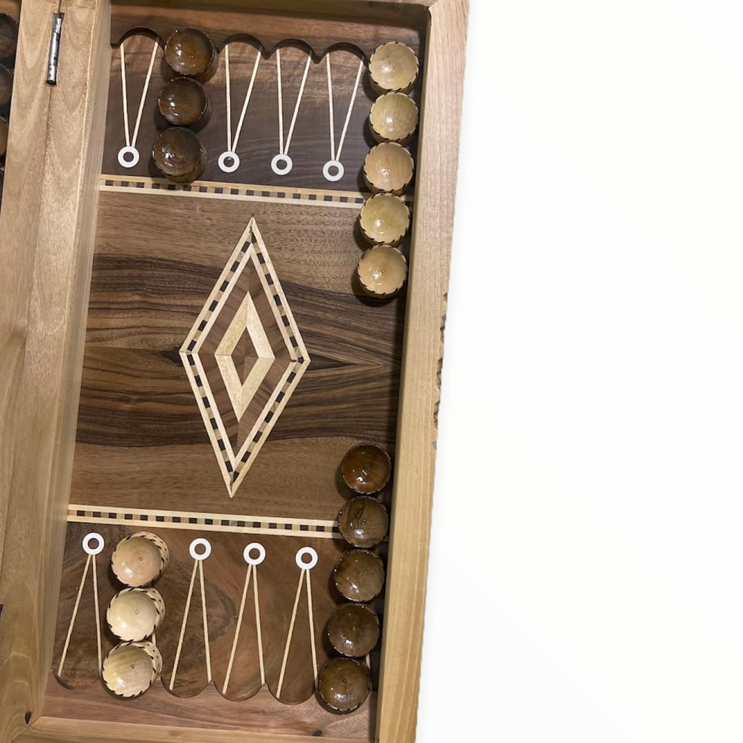 تخته نرد منبت طرح عقاب کد4037