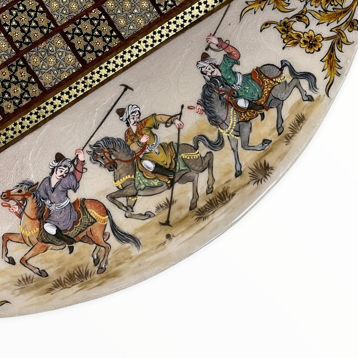 تخته نرد خاتم گرد چوگان