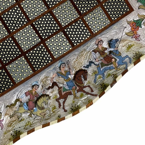 تخته نرد خاتم دالبر چوگان