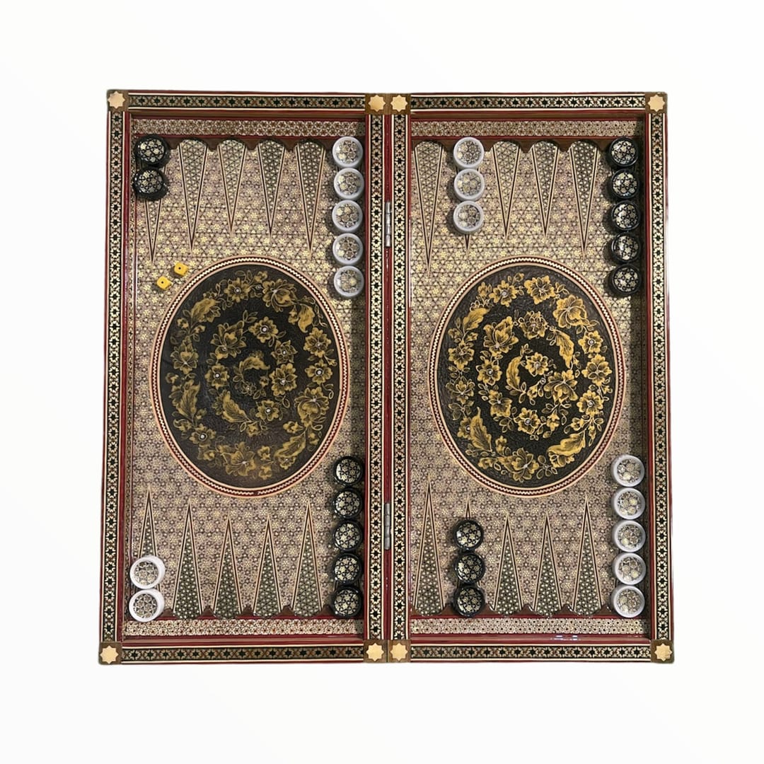 تخته نرد خاتم پرداز کد3140