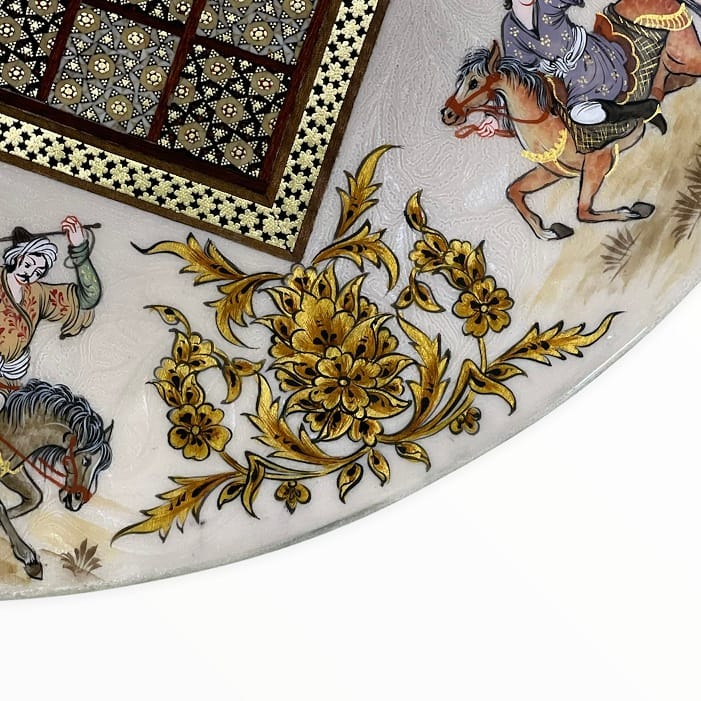 تخته نرد خاتم گرد چوگان