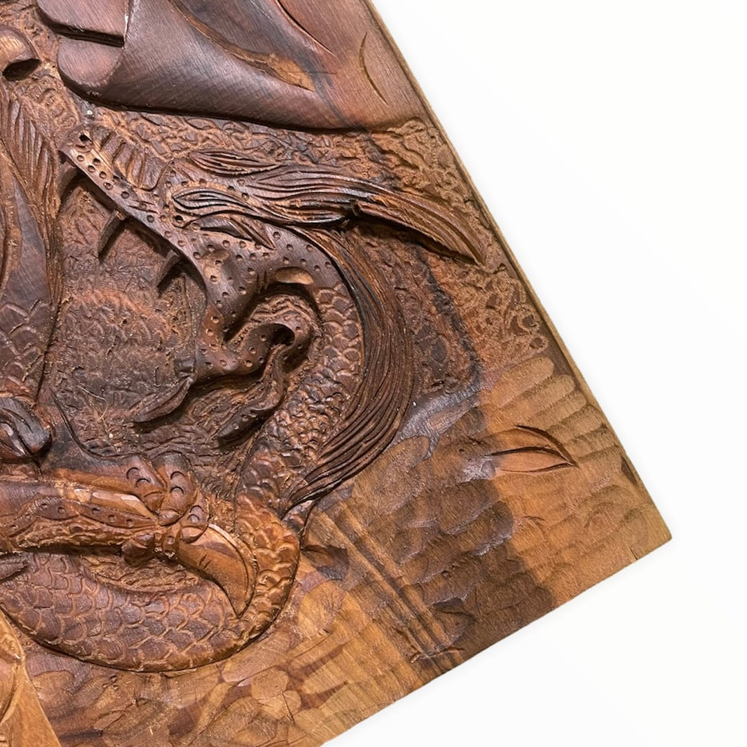 تخته نرد منبت طرح رستم و اژدها کد3139