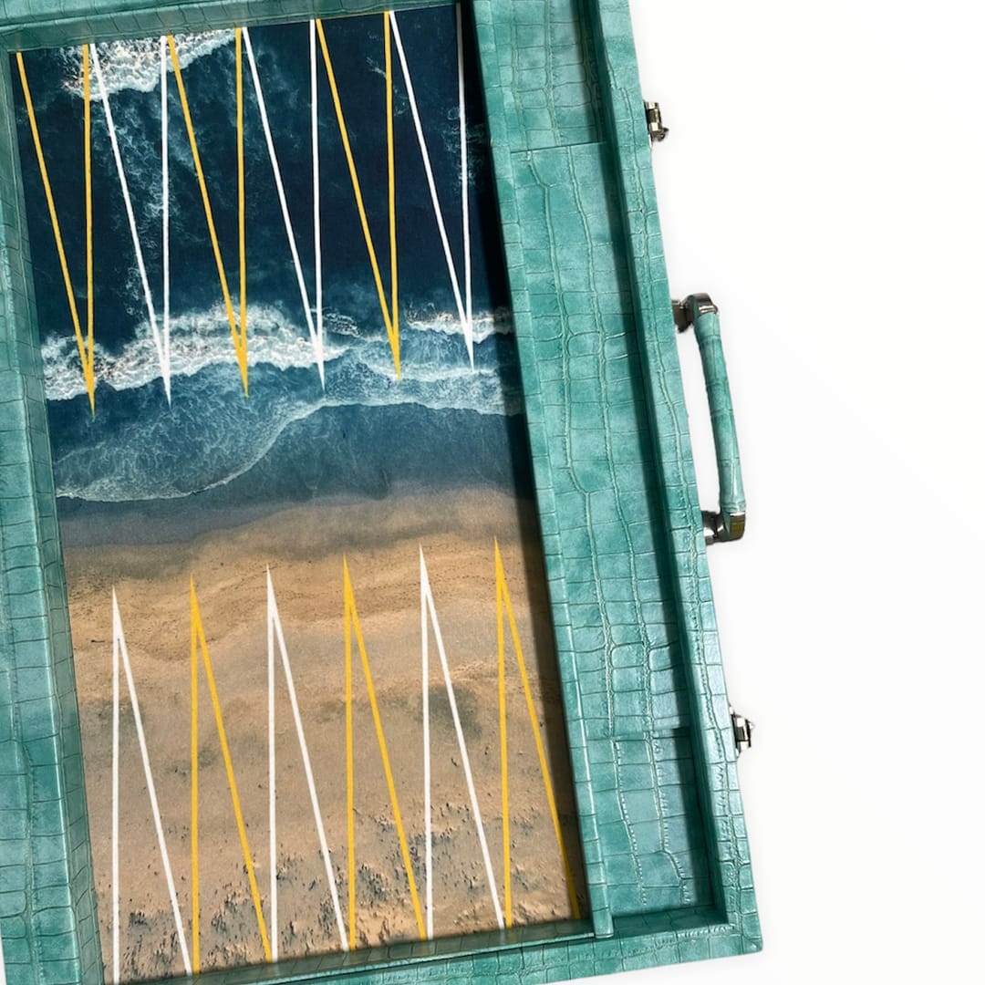 تخته نرد مدرن طرح دریا