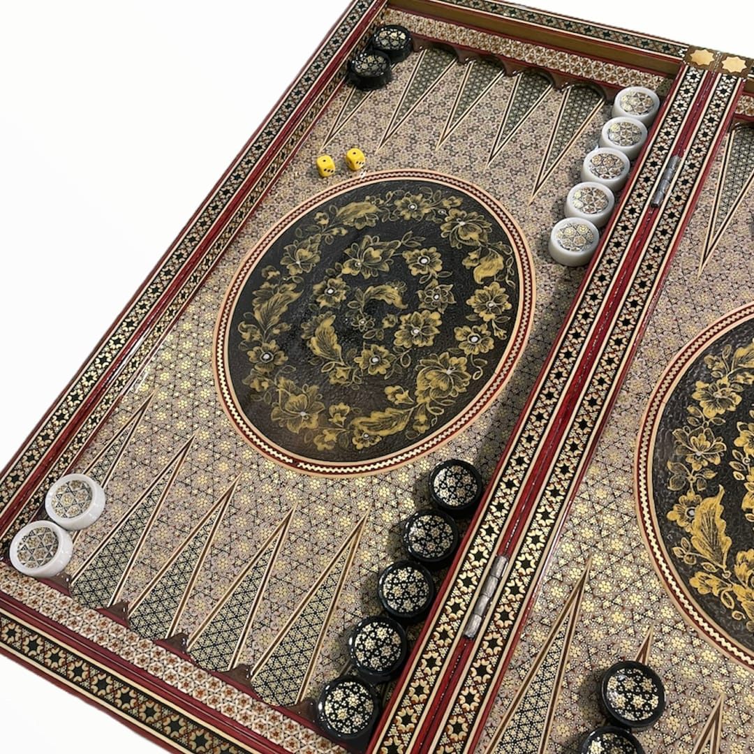 تخته نرد خاتم پرداز کد3140