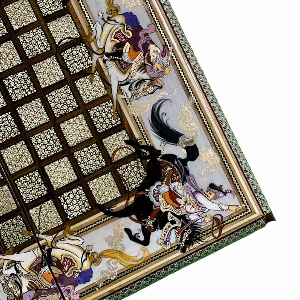 تخته نرد خاتم چوگان 50 سانتی