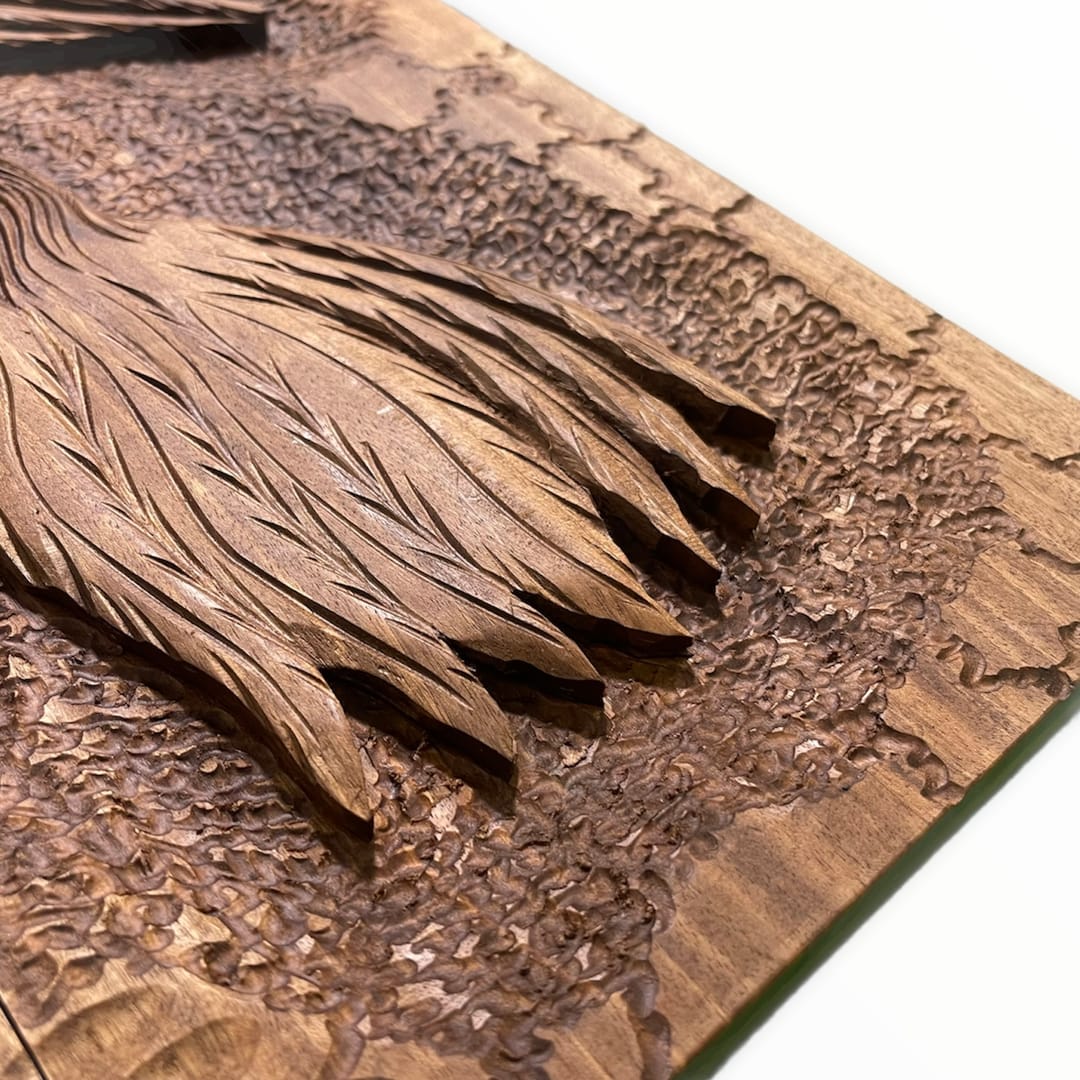 تخته نرد منبت طرح عقاب کد3137