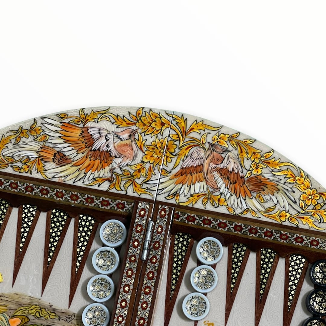 تخته نرد خاتم طرح انیران