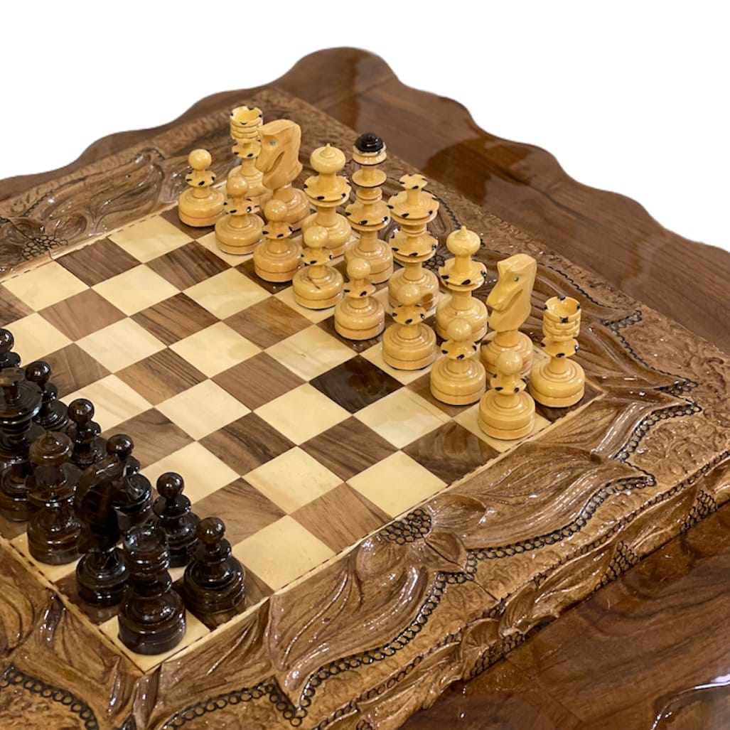 میز تخته نرد طرح پرده ای کد3200