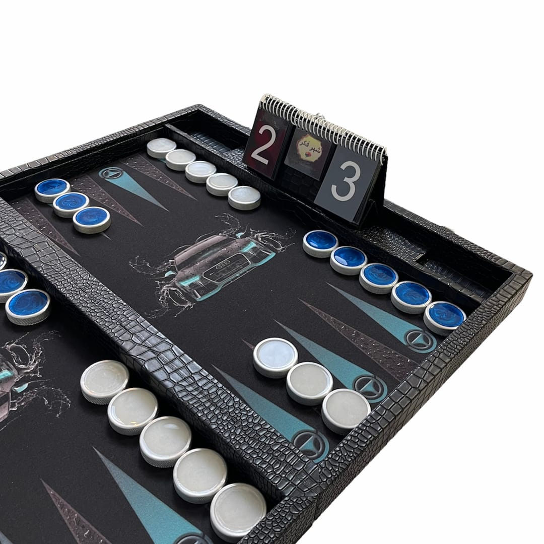 تخته نرد مدرن طرح ماشین