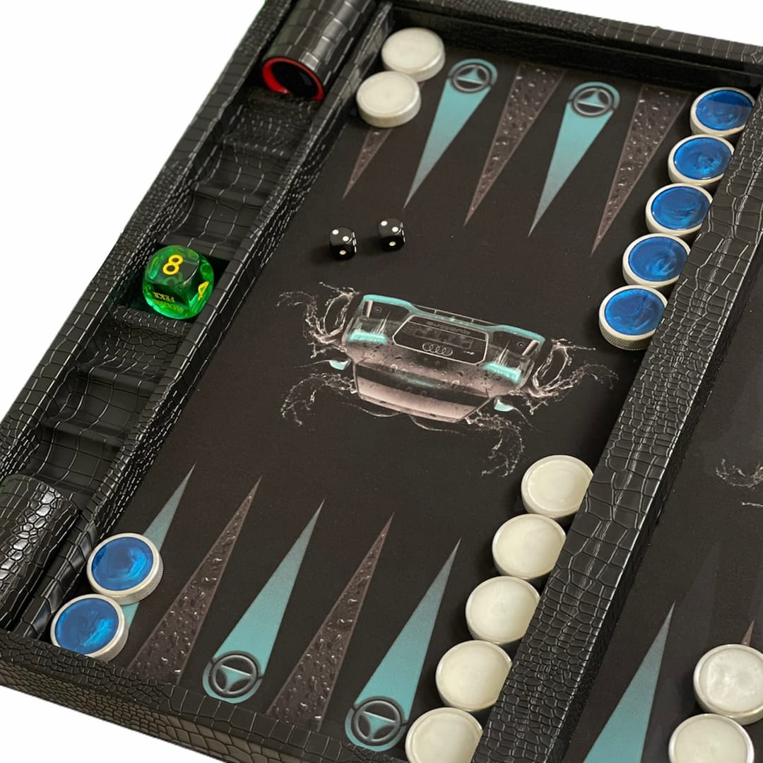 تخته نرد مدرن طرح ماشین