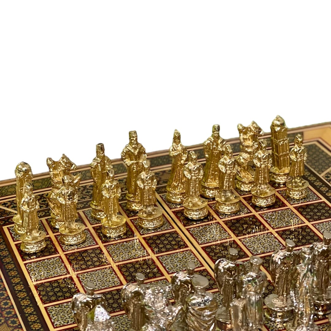 مهره شطرنج فلزی مغول صلیبی