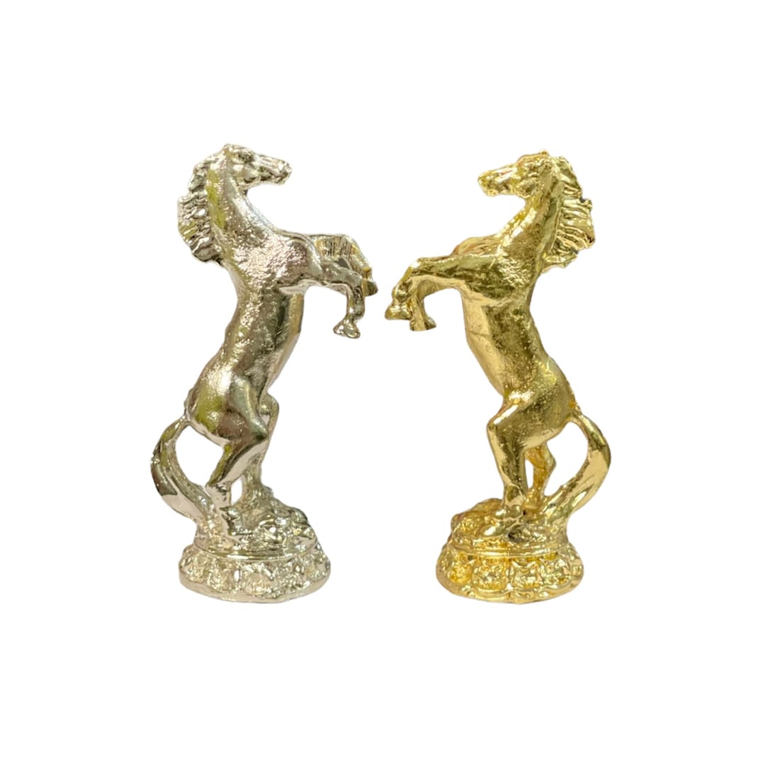 مهره شطرنج فلزی طرح هخامنشی نقره ای طلایی