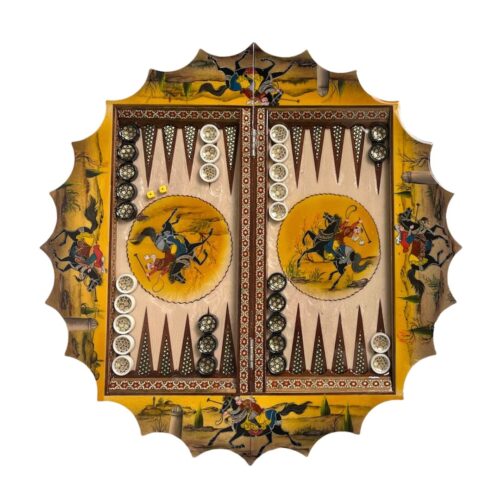 تخته نرد خاتم خورشیدی چوگان کد 4358