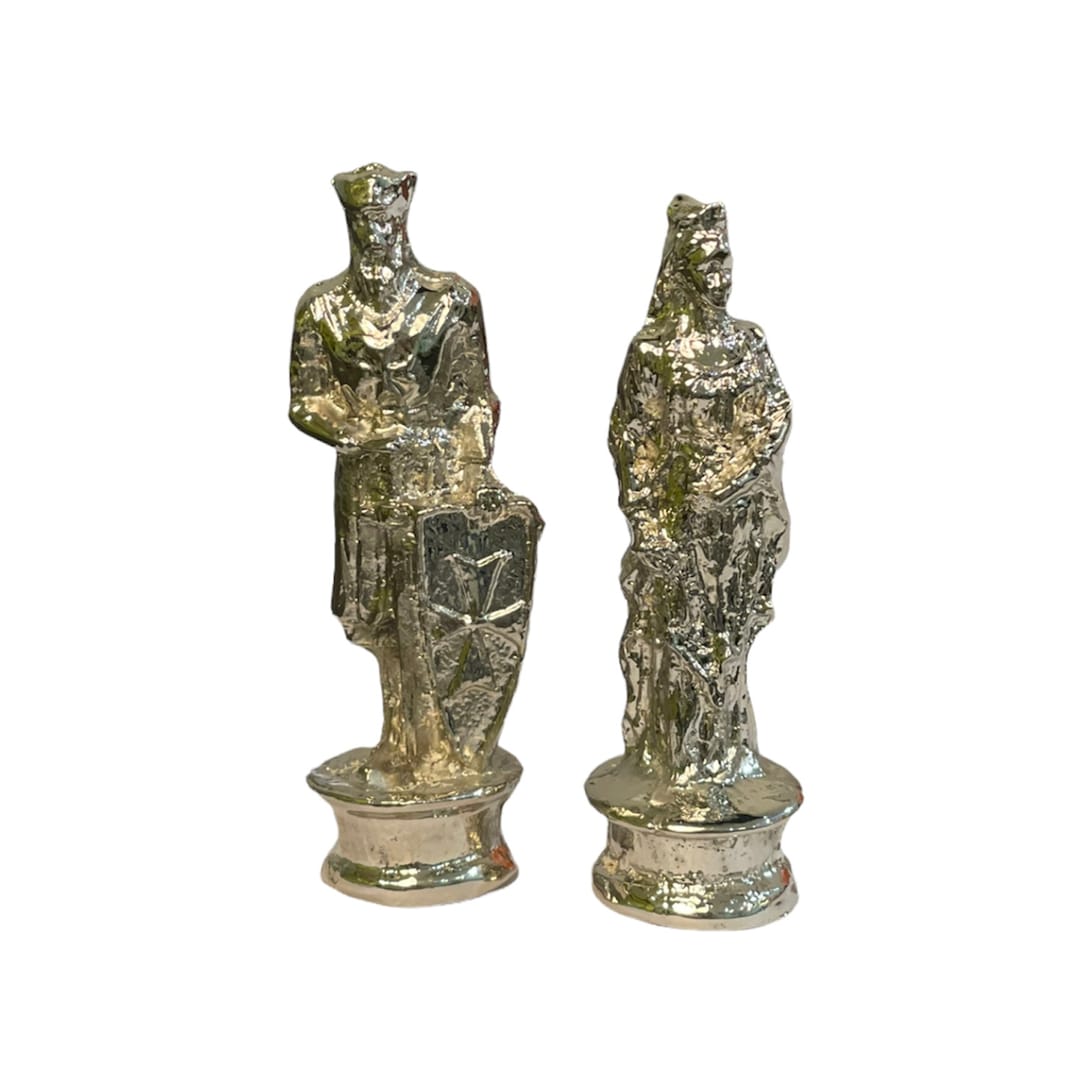 مهره شطرنج فلزی مغول صلیبی