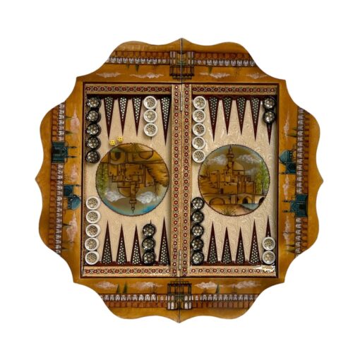 تخته نرد خاتم خورشیدی ابنیه کد 4359