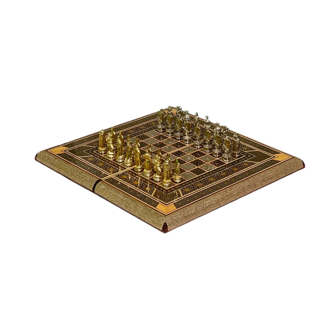 مهره شطرنج فلزی مغول صلیبی