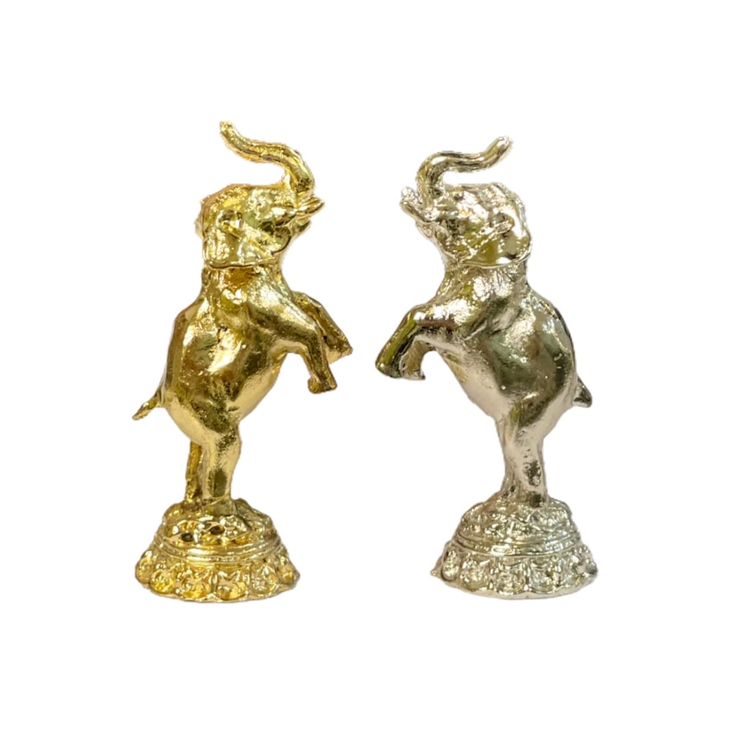 مهره شطرنج فلزی طرح هخامنشی نقره ای طلایی