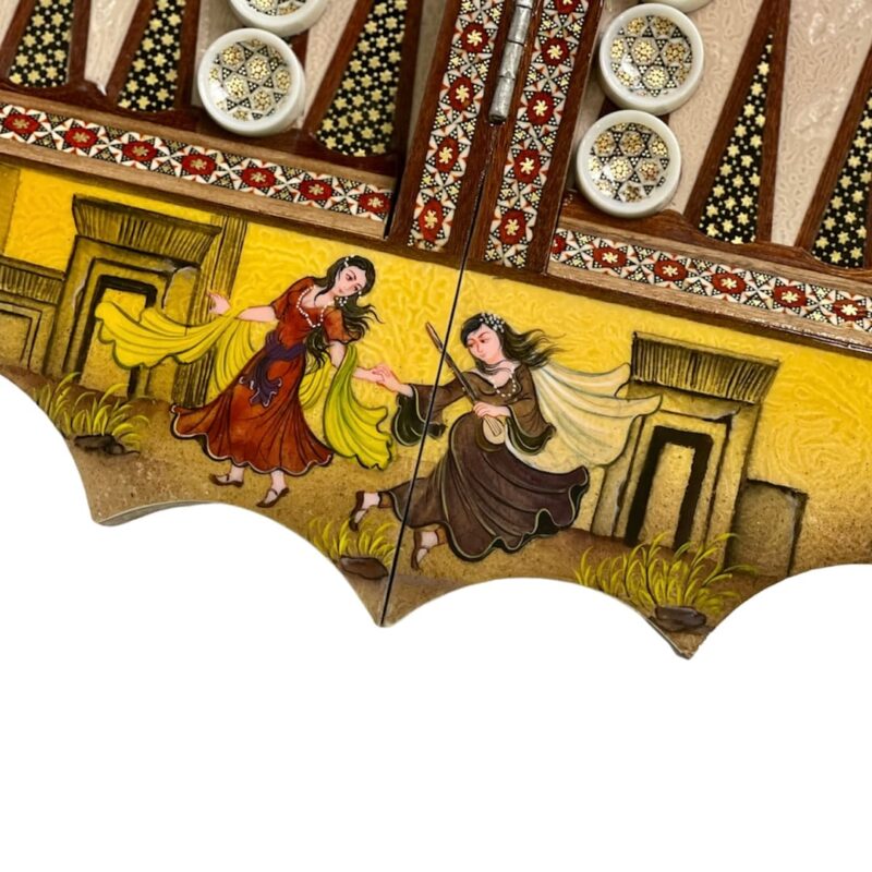 تخته نرد خاتم کوروش و ماندانا کد 4361