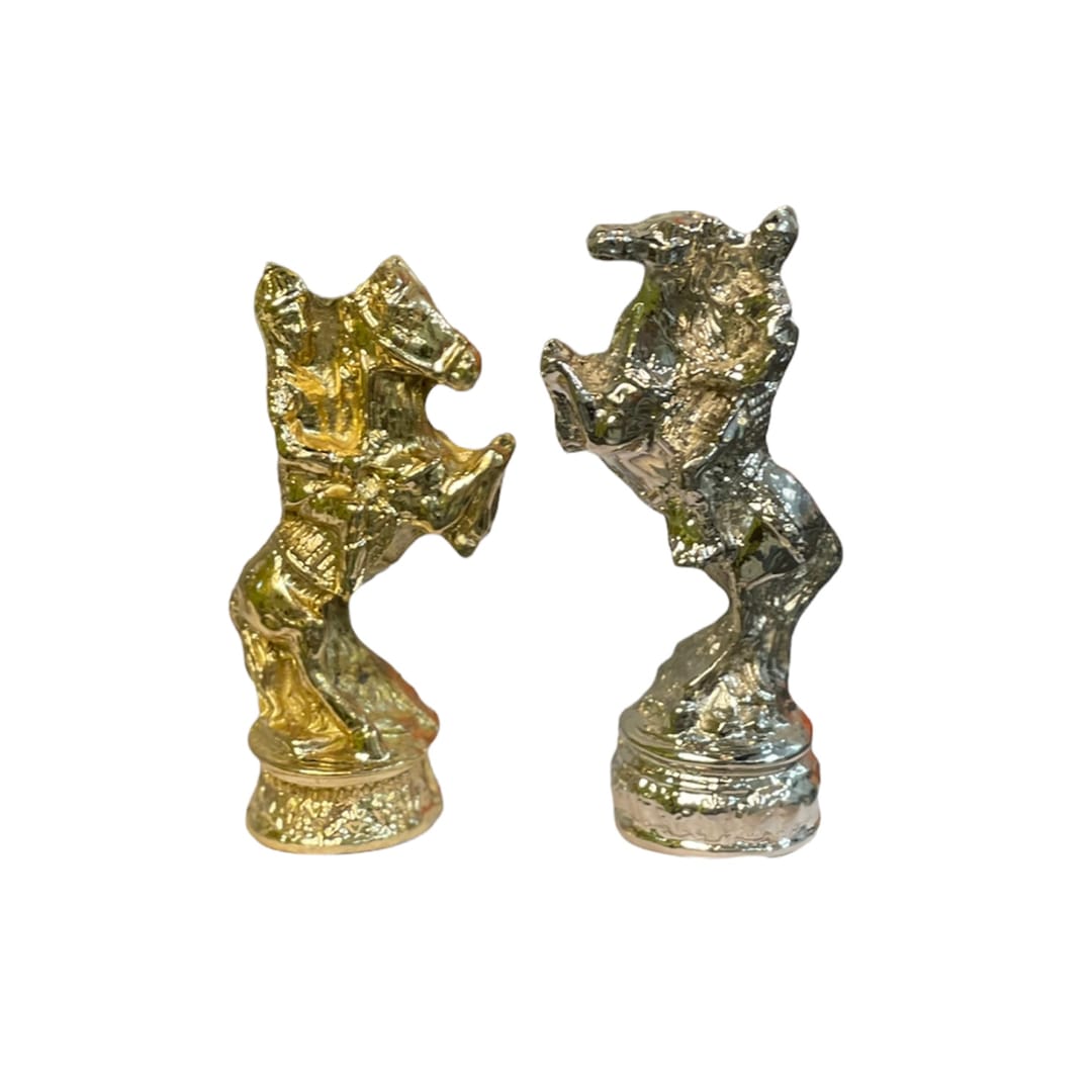 مهره شطرنج فلزی مغول صلیبی