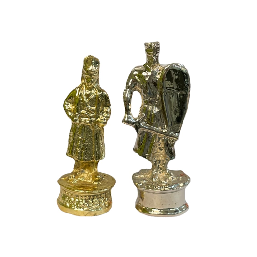 مهره شطرنج فلزی مغول صلیبی