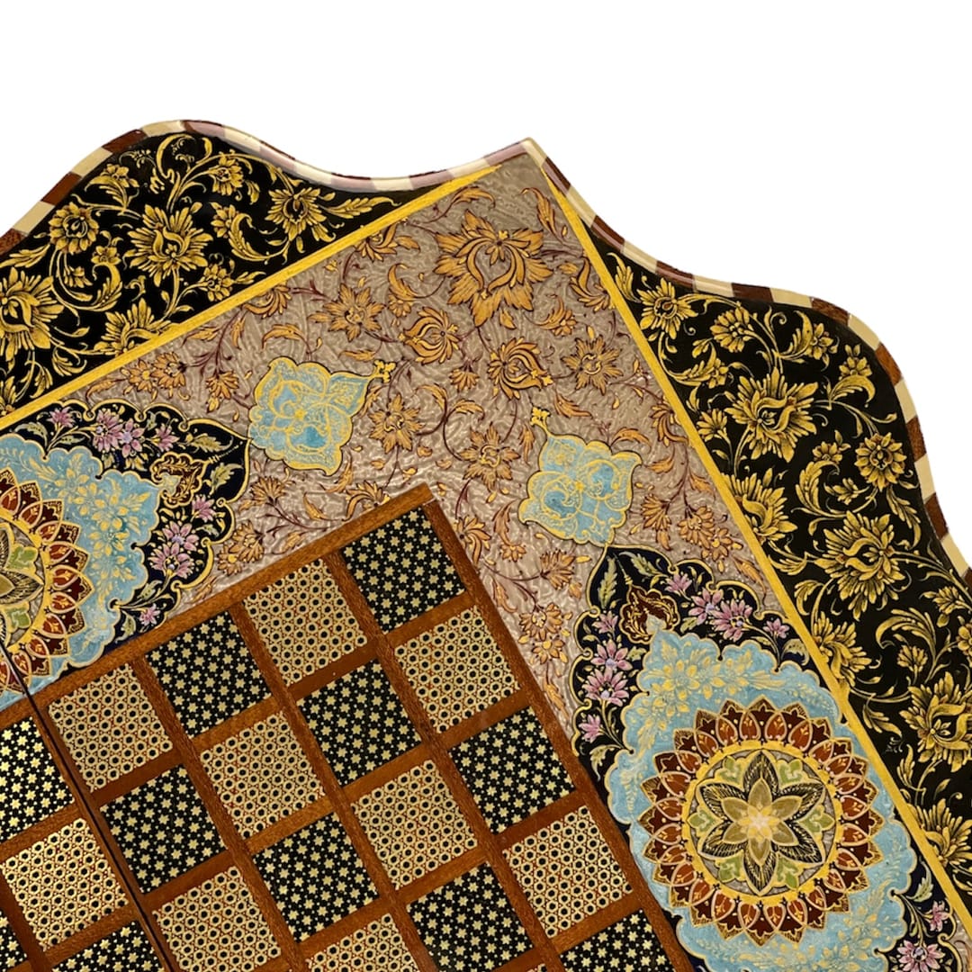 تخته نرد خاتم خورشیدی کد 4354