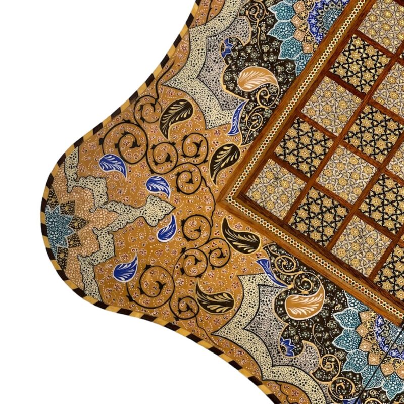 تخته نرد خاتم دالبر تذهیب کد 4351