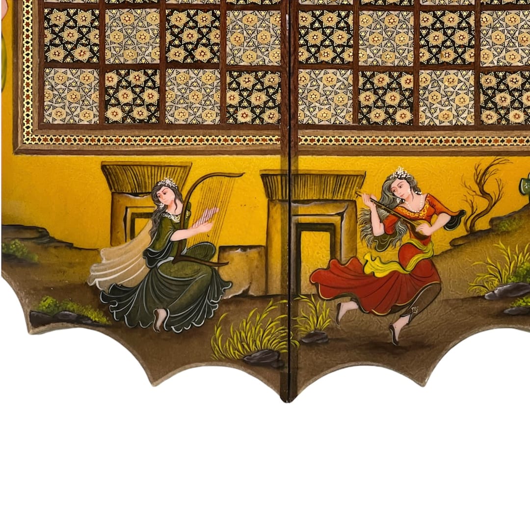 تخته نرد خاتم کوروش و ماندانا کد 4361