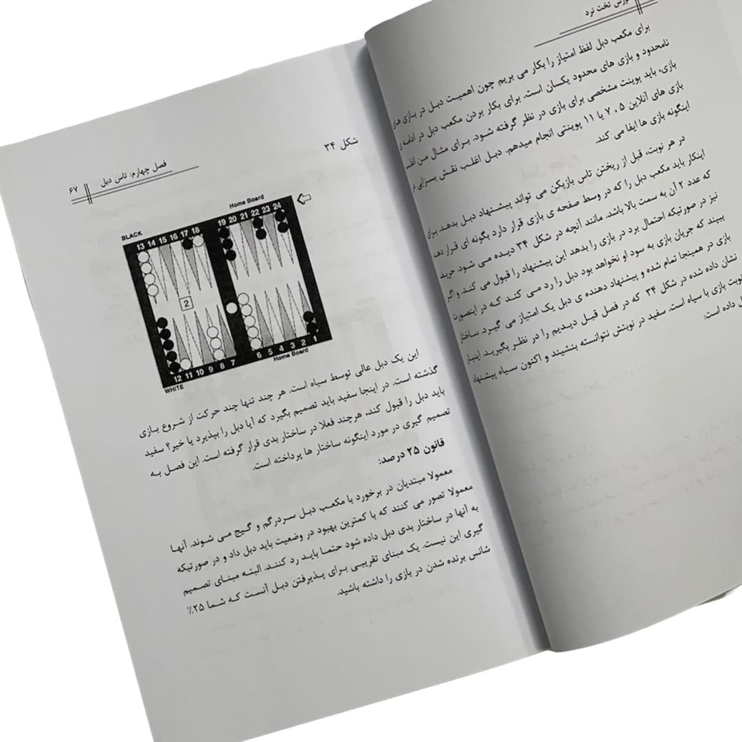 کتاب آموزش تخته نرد