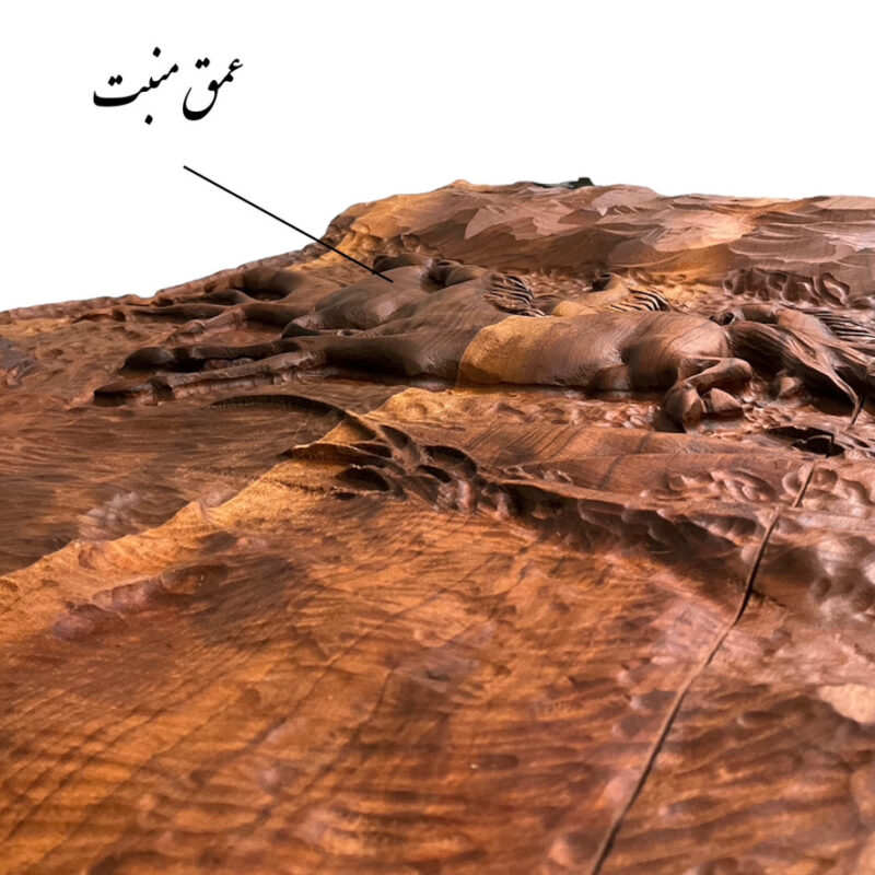 تخته نرد منبت طرح اسب های دوان - Image 7