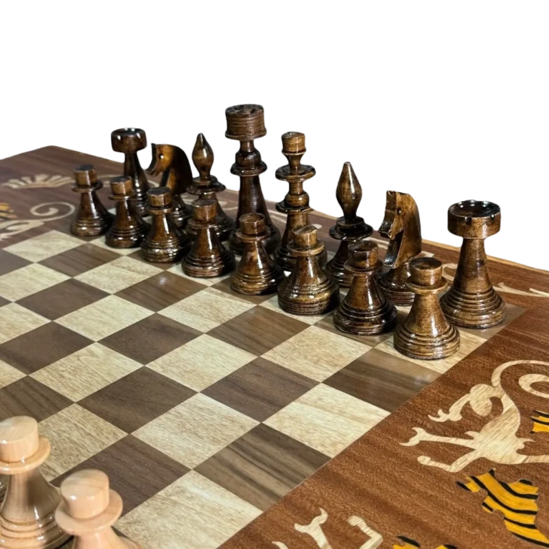 میز و صندلی تخته نرد و شطرنج طرح ایرسا - Image 8