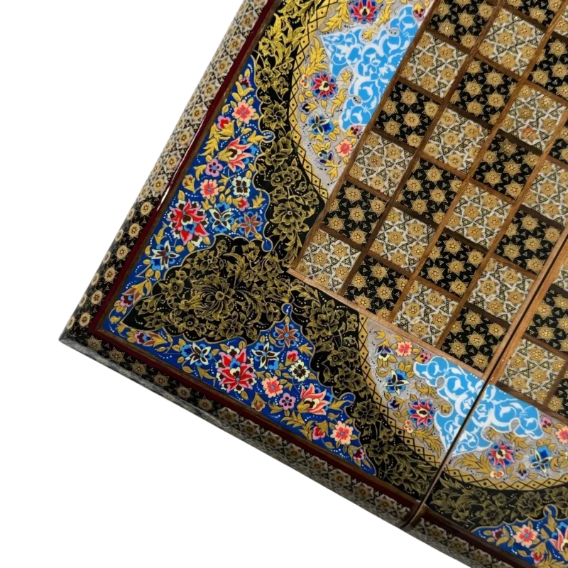 تخته نرد خاتم تذهیب کد 6590 - Image 7