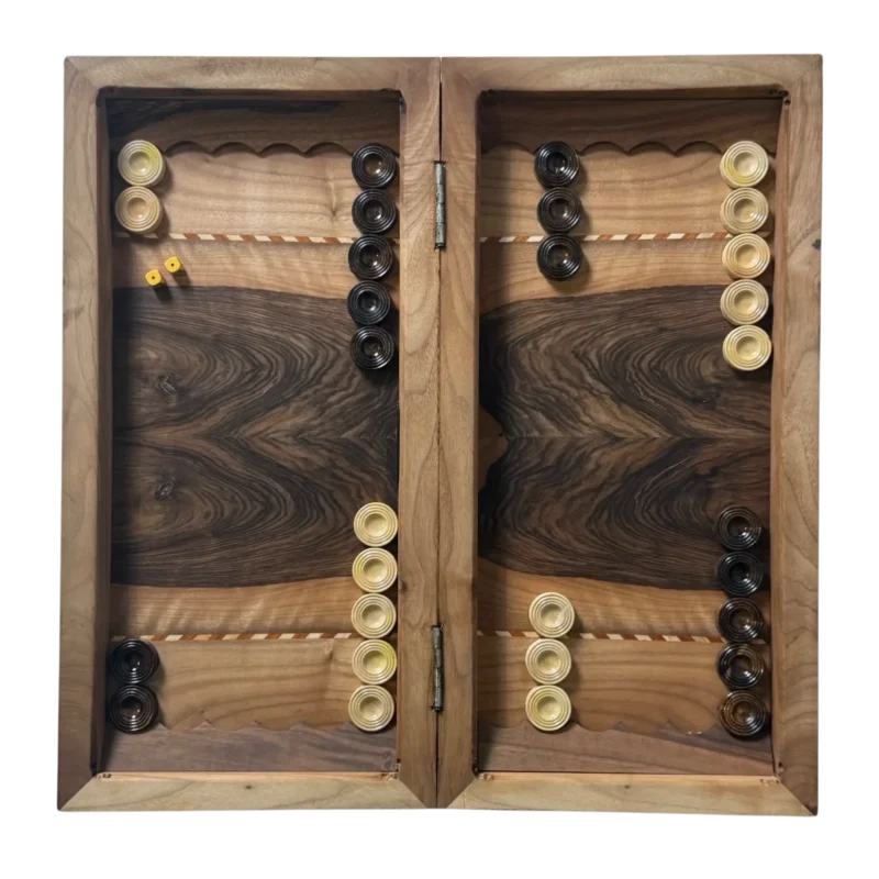 تخته نرد منبت طرح چوگان کد 6564 - Image 2