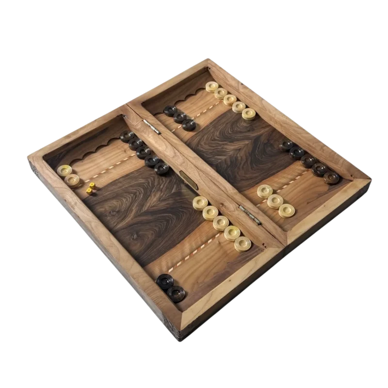 تخته نرد منبت طرح چوگان کد 6564 - Image 3