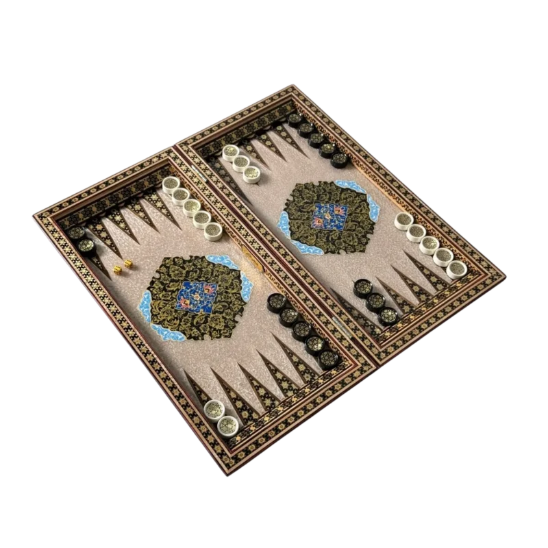 تخته نرد خاتم تذهیب کد 6590 - Image 3